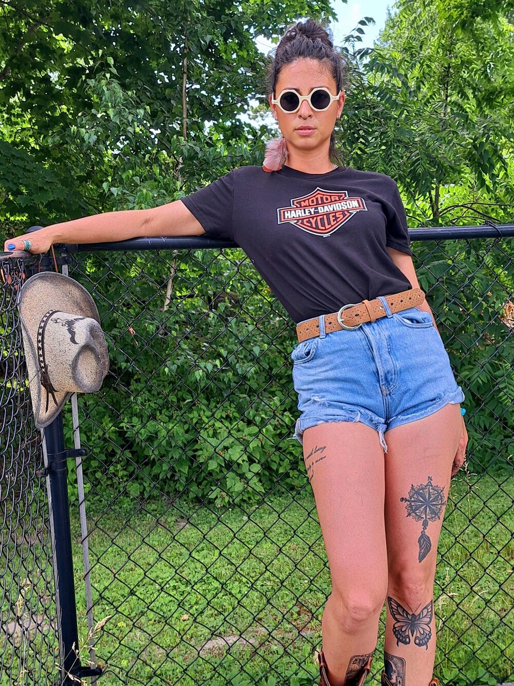 Rommel Harley-Davidson Black Logo Tee